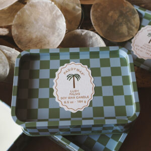 Lush Palms - A Dopo 6.5 oz Tin Candle