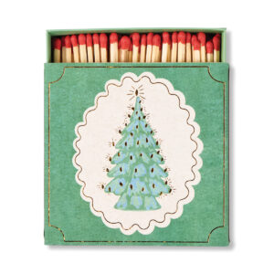Squere Boxed Matches - Christmas Tree