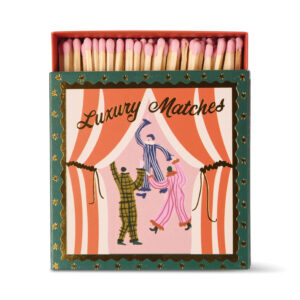 Square Boxed Matches - Dancing Jesters